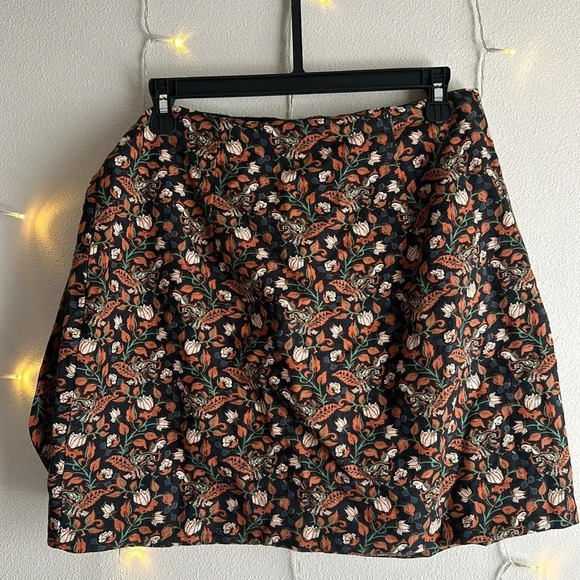 Anthropologie LetMeBe Floral Wrap Skirt - Picture 3 of 4